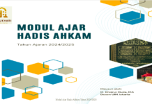 Modul Ajar Hadis Ahkam Tahun 2024/2025 – Tahun Ajar 2024/2025 Modul Ajar Hadis Ahkam - M. Khoirul Huda, MA.