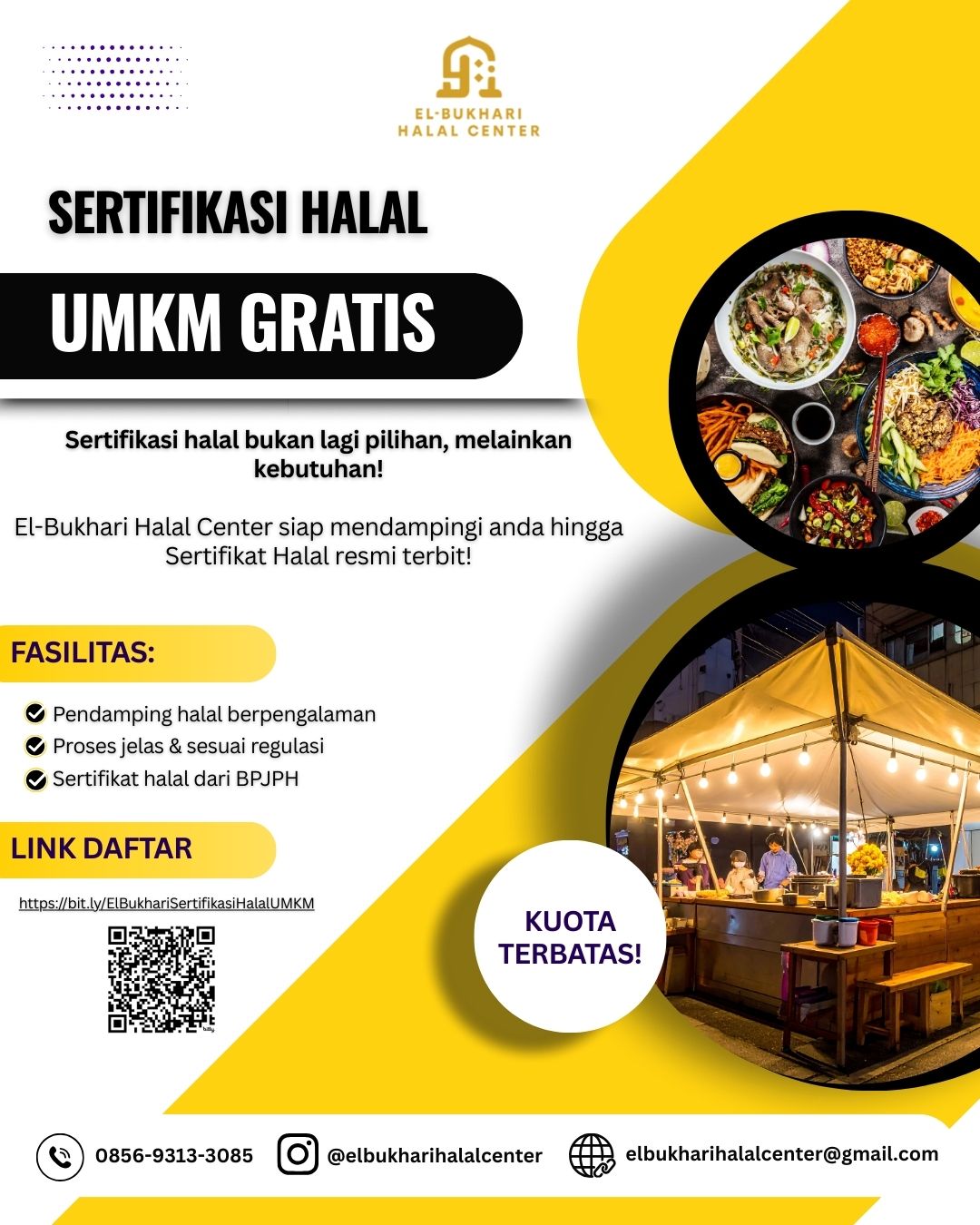 Sertifikasi Halal Gratis untuk UMKM El-Bukhari